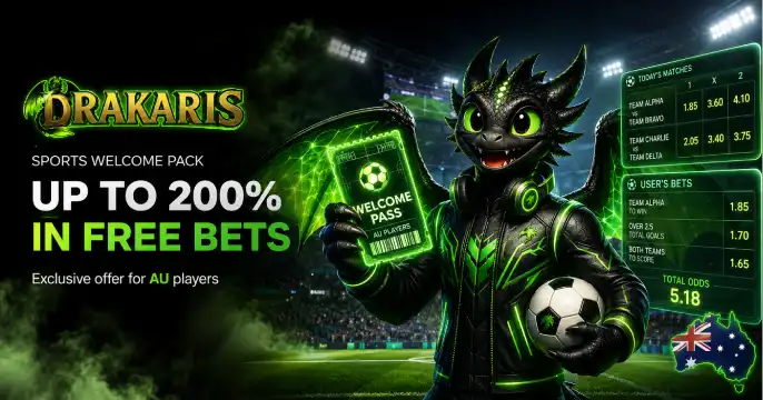 Drakaris Casino Bonus banner